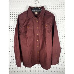 Duluth Trading button down denim jacket size XL